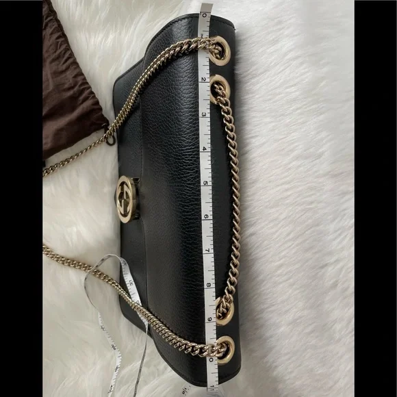 💯% Authentic Gucci Shoulder Leather Bag - Picture 10 of 13